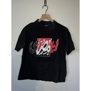 Vintage Egypt Shirt Levant Egypt Made Egyptian Graphic Black Tee VTG M Medium